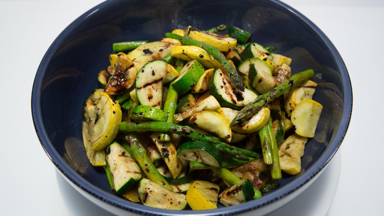 Grilled Asparagus and Zucchini