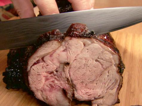 Grilled Leg of Lamb with Pomegranate Molasses