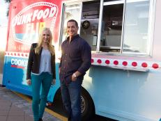Watch the Junk Food Flip premiere with Bobby Dean and Nikki Dinki, featuring Gas Restaurant's jalapeno popper burger in Saint Augustine, Florida.