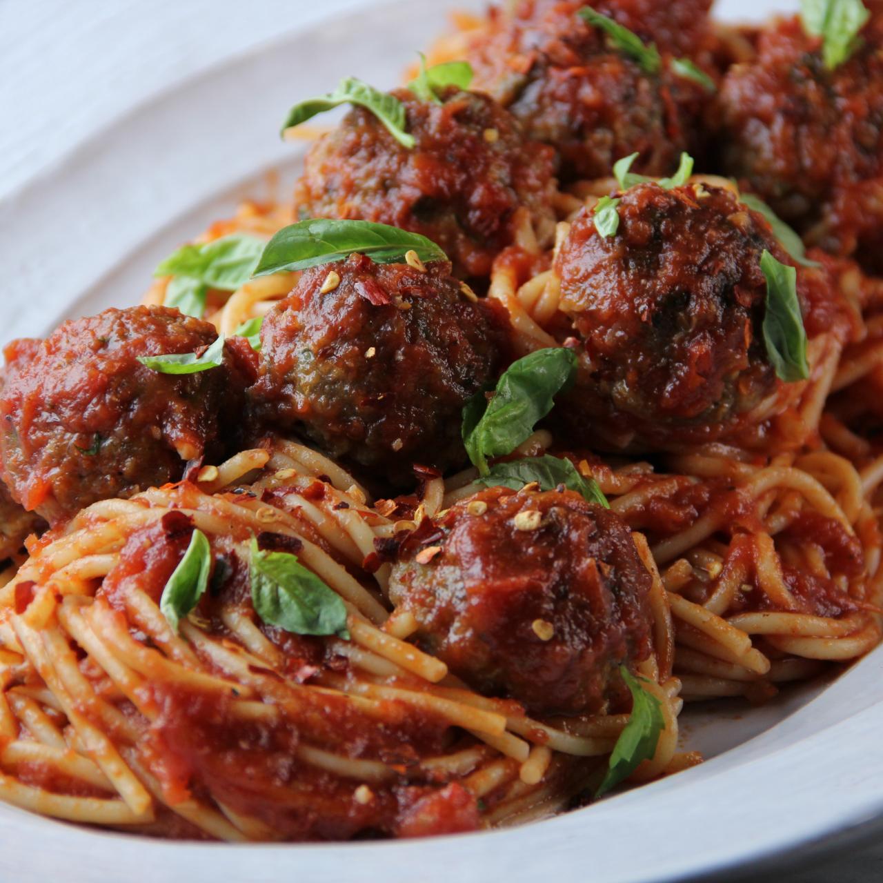 Mediterranean Glow Bowl with Morrocan Spiced Meatballs