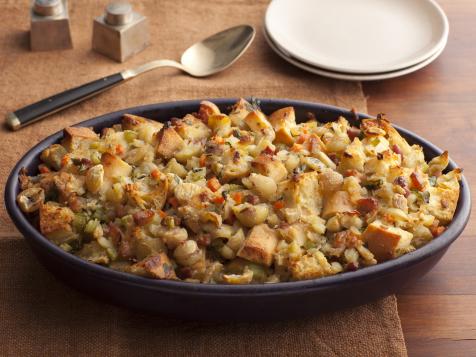 Ciabatta Stuffing with Chestnuts and Pancetta