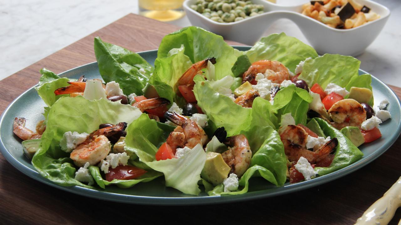 Tia's Grilled Shrimp Salad