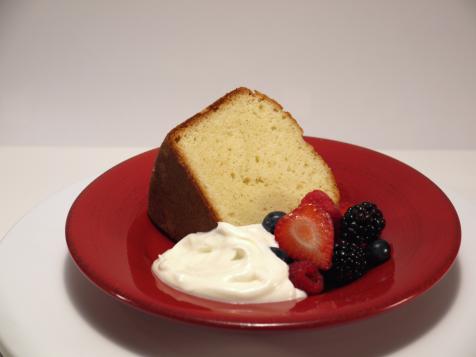 Pound Cake with Berries