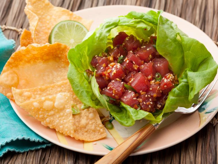 Ahi Poke (Hawaiian Tuna Tartar) Recipes Cooking Channel Recipe