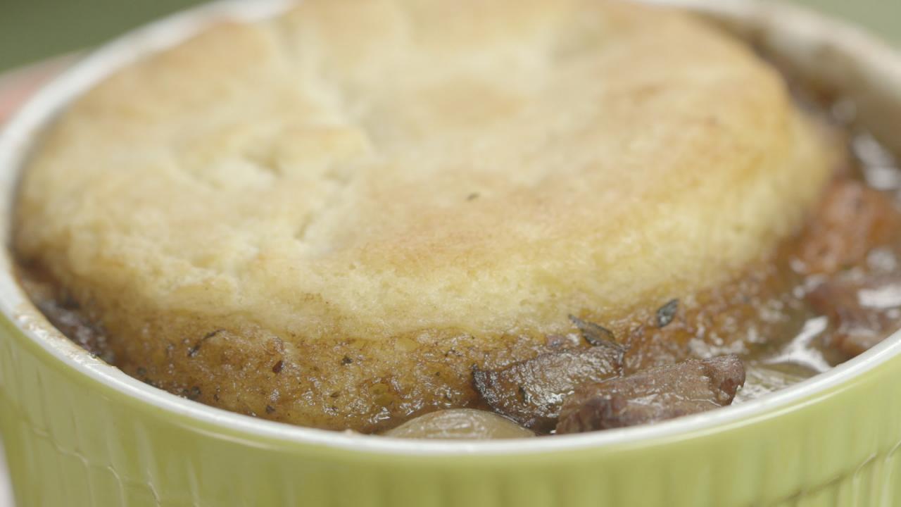 Biscuit-Topped Beef Stew