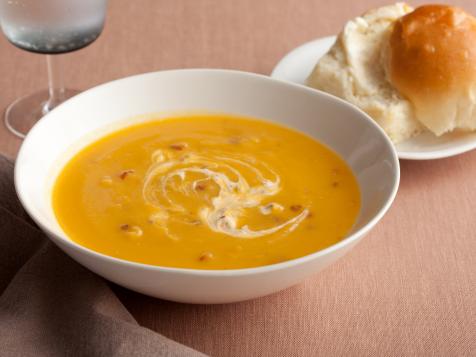 Butternut Squash Soup with Chipotle Cream