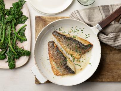 Cooking Channel's Pan-Fried Branzino, as seen on Cooking Channel.