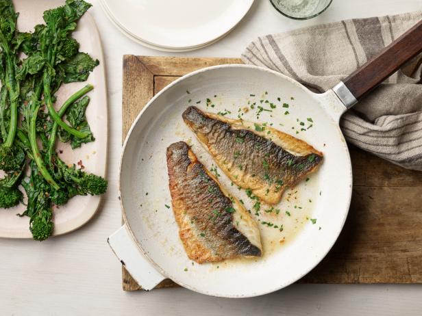 Grilled shop branzino fillets