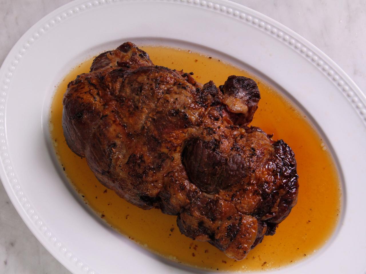 Roasted Leg of Lamb with Rosemary Lemon Rub