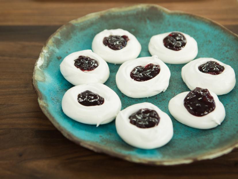 Meringue thumbprint cookies, as seen on Cooking Channel's Tia Mowry at Home, Season 2.