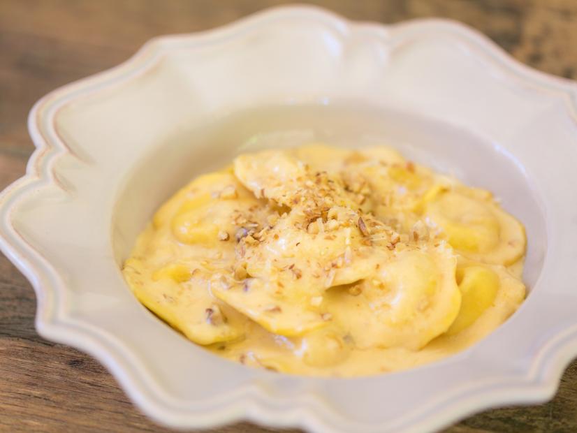 Walnut Ravioli with Cream Sauce Recipe prepared by Sarah Sharratt and Teresa Veniero on UpRooted