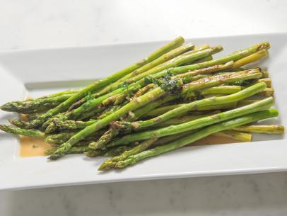 Patti LaBelle's asparagus dish, as seen on Cooking Channel’s Patti LaBelle's Place, Season 1.