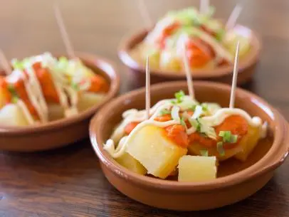 Sarah Sharratt’s recipe for Patatas Bravas Recipe Inspired a trip to French Basque country in episode 110 of UpRooted