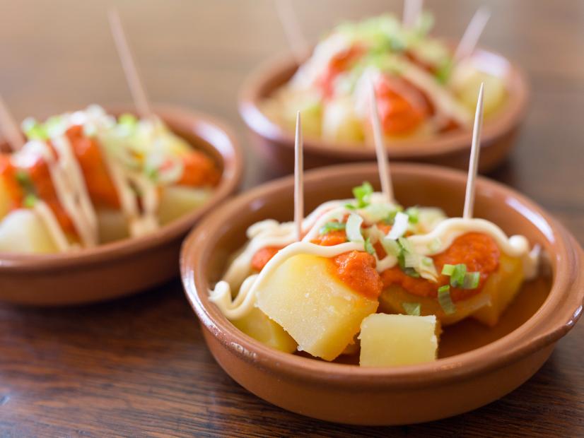Sarah Sharratt’s recipe for Patatas Bravas Recipe Inspired a trip to French Basque country in episode 110 of UpRooted