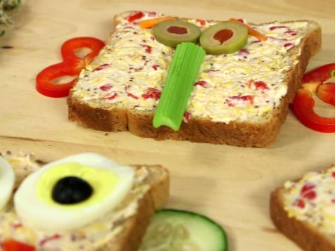 Open­-Faced Animal Sandwiches