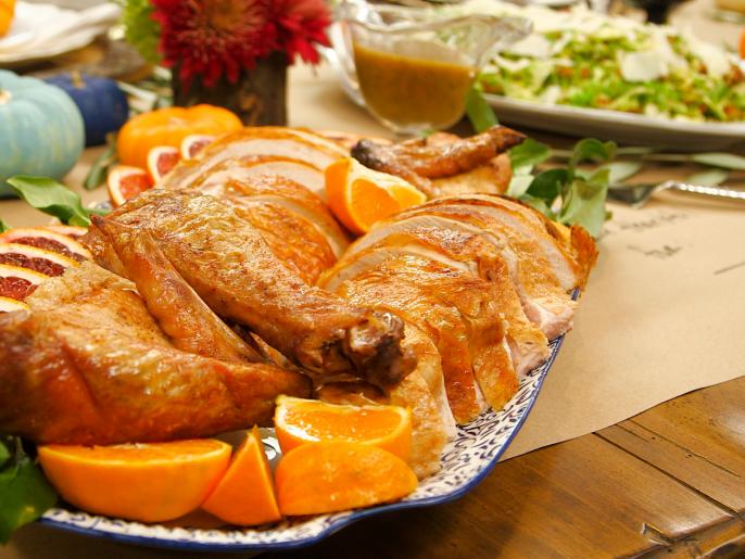 Fried Turkey with Simple Gravy Recipe Tia Mowry Cooking Channel