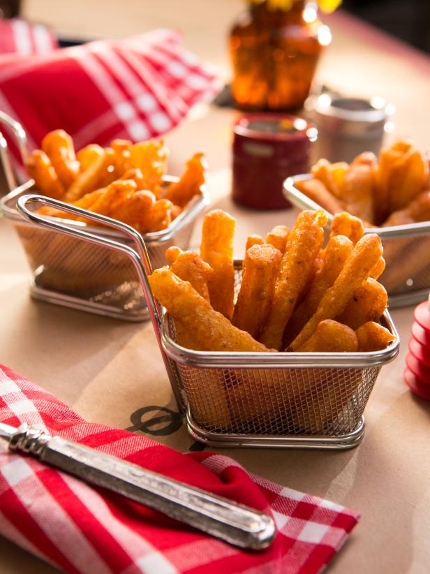 BeerBattered Fries Recipe Tiffani Thiessen Cooking Channel