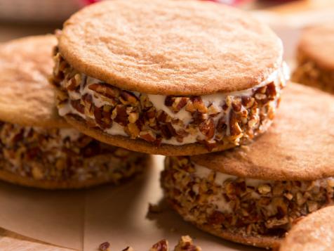 Salted Caramel Snickerdoodle Ice Cream Sandwiches