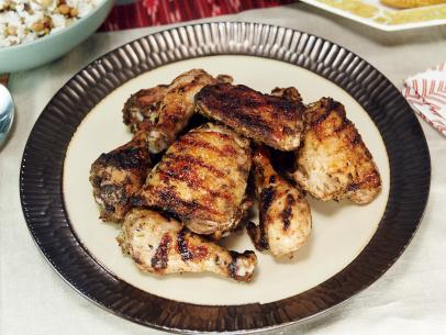A jerk chicken dish, as seen on Cooking Channel's Rev Run's Sunday Suppers.