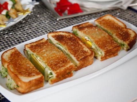 Fried Egg, Avocado and Brie Panini with Jalapeno Chimichurri