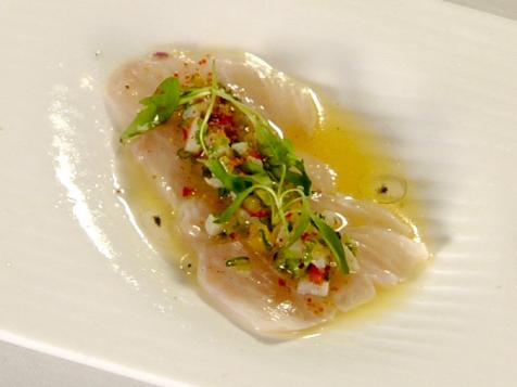 Kampachi Ceviche with Conch Salad