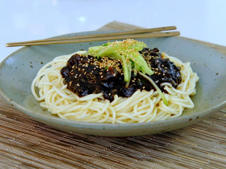 Noodles with Black Bean Sauce Recipe Judy Joo Cooking Channel