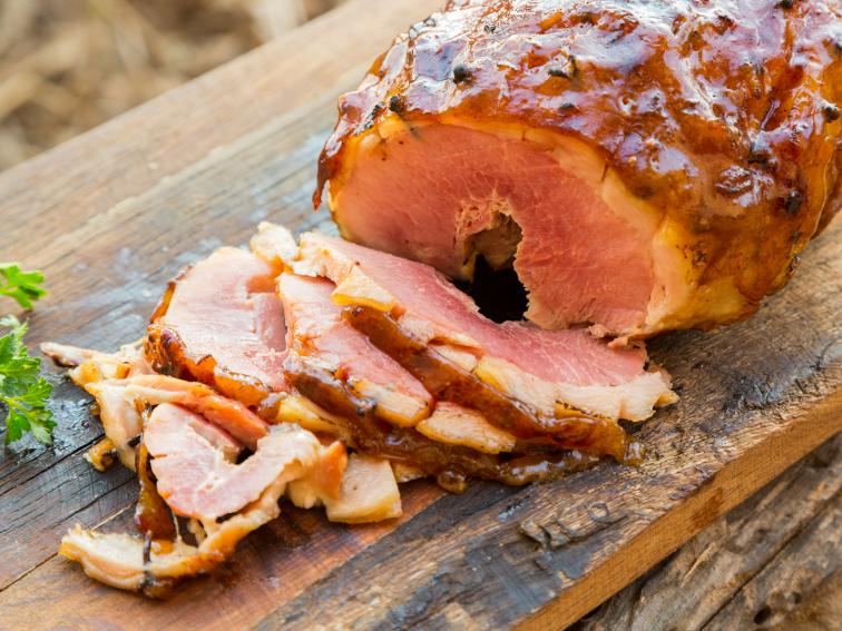 WhiskeyGlazed Gammon Recipe Sarah Graham Cooking Channel