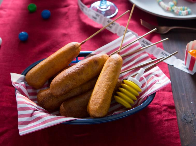 Corn Dogs Recipe Tiffani Thiessen Cooking Channel
