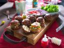 Beauty shot of Hamburger Sliders during Mini Munchies, as seen on Cooking Channel's Dinner at Tiffani's, Season 2.