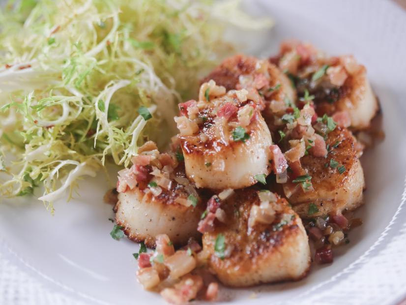 Scallops With Pancetta Recipe Laura Vitale Cooking Channel