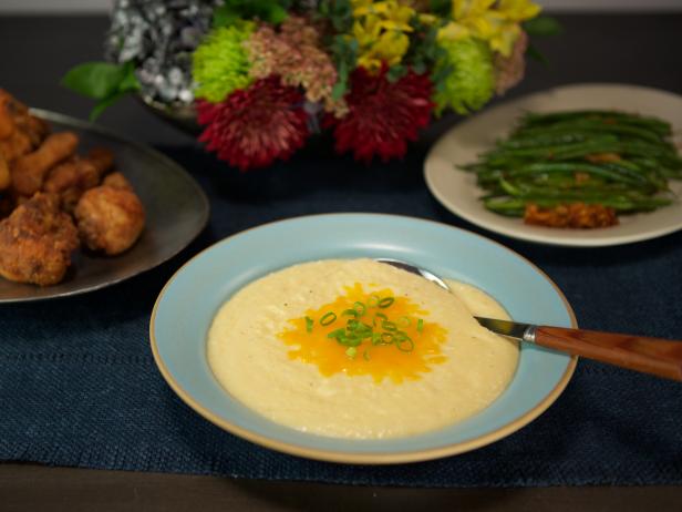 Cheddar Grits Recipe | Cooking Channel