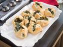 Host Laura Vitale's spinach potato puffs, as seen on Cooking Channel's Simply Laura, Season 2.