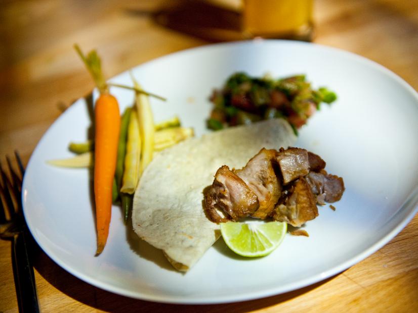 FNS7 Episode 11 Pt. 1 Contestant Susie Jimenez's "Carnitas" dish beauty for the Camera Challenge.