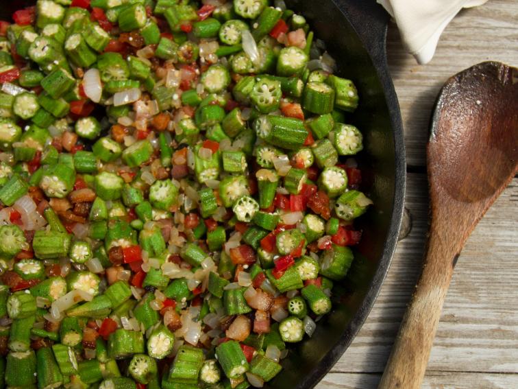 Skillet Okra Recipe Cooking Channel