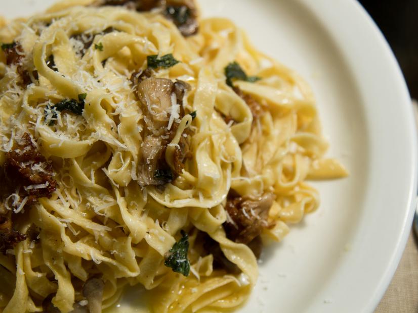 Tagliatelle With Mushrooms Recipe Cooking Channel