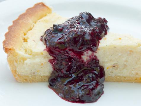 Ricotta Cheesecake with Stewed Fruit
