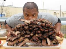 Roger Mooking is back in action tracking down the most-sizzling eats in America. He kicks off the newest season of Man Fire Food, smoking meats and more on some of the country’s craziest contraptions. Get a glimpse of the fiery action and resulting flavors on this behind-the-scenes tour.