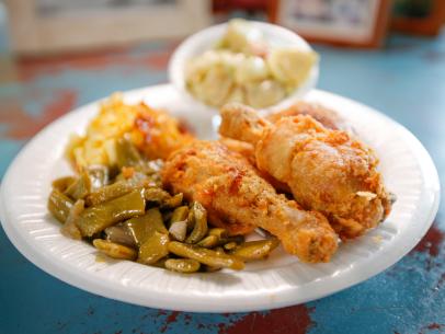 Grandma Lucy Bell's Pan Fried Chicken as Served at Lucy Bell's in Daufuskie Island, South Carolina as seen on Cooking Channel's Seaside Snacks and Shacks, Season 1.