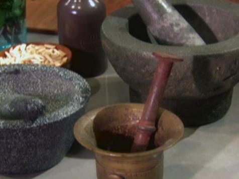 Using a Mortar and Pestle