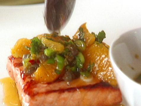 Grilled Salmon & Citrus Salsa