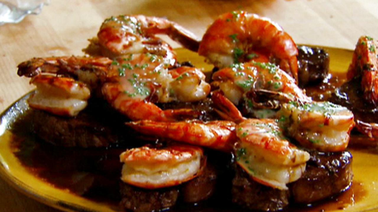 Filet Mignon with Shrimp