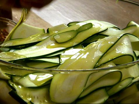 Grilled Zucchini Ribbon Salad