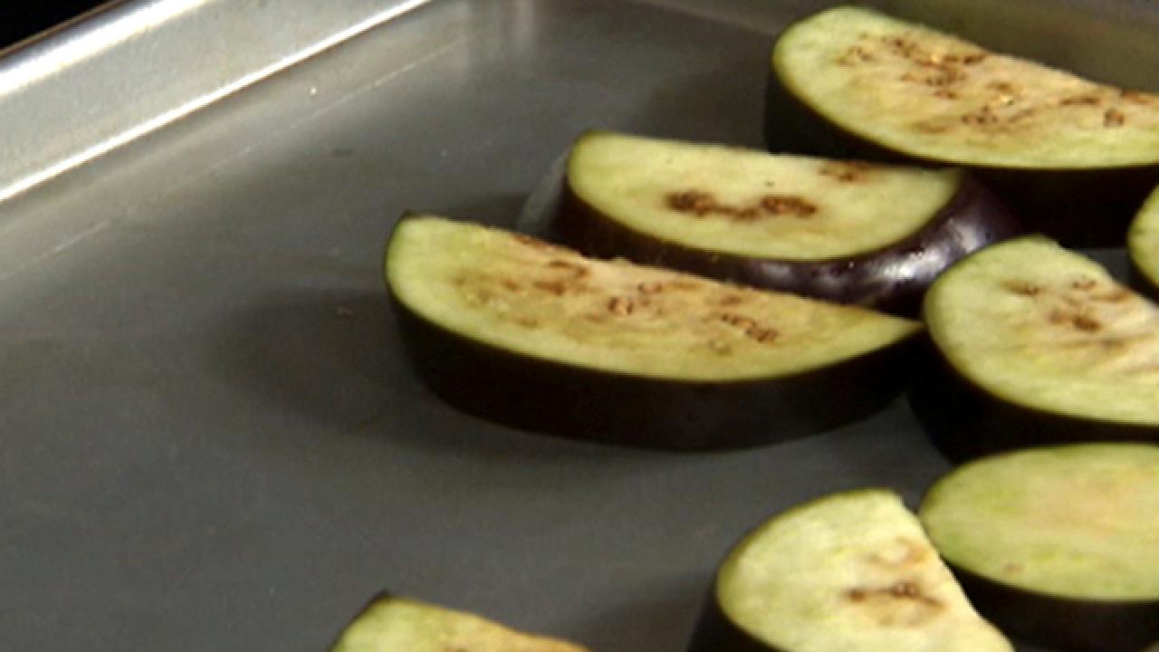Grilled Pickled Eggplant
