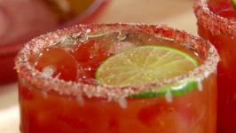 Tiffani's Spicy Bloody Mary with Maple Bacon Recipe, Tiffani Thiessen