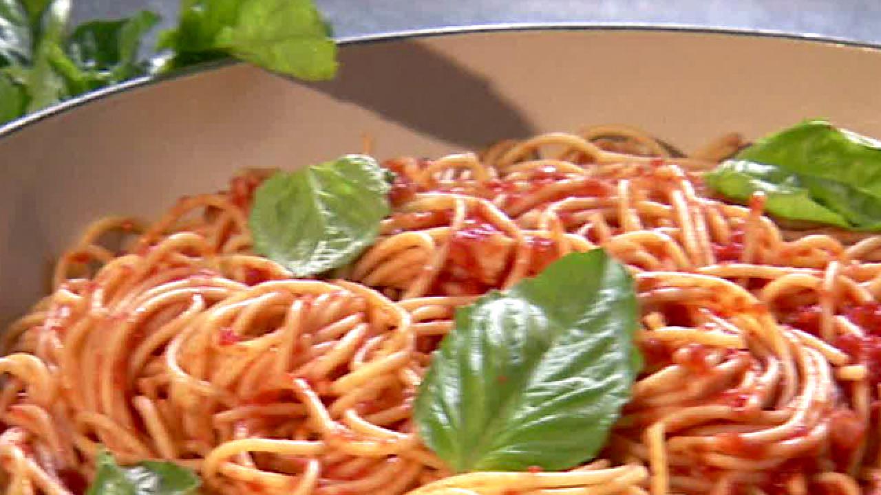 Spaghetti and Red Sauce