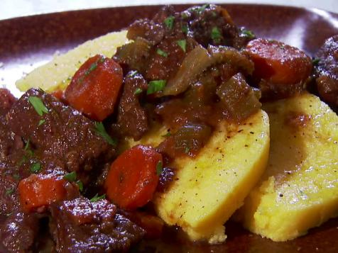 Tuscan Beef Stew With Polenta