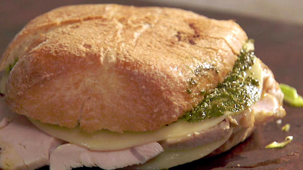 Pressed Roast Turkey Sandwich