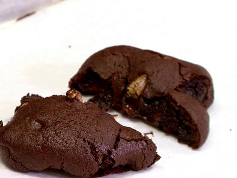 Chocolate Grasshopper Cookies
