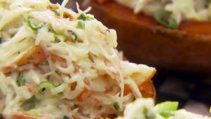 Crab Salad Potato Skins