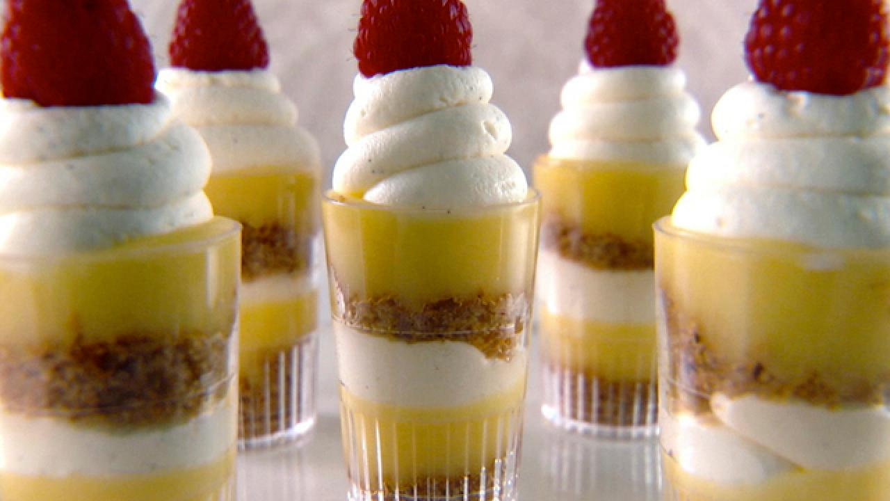 Lemon-Raspberry Dessert Shots